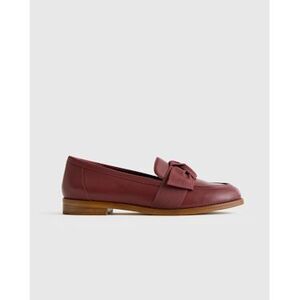 Quince Women's Burgundy Loafers